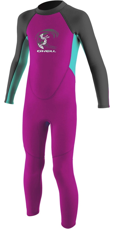 O'Neill Toddler Girls Reactor 2mm Back Zip Wetsuit