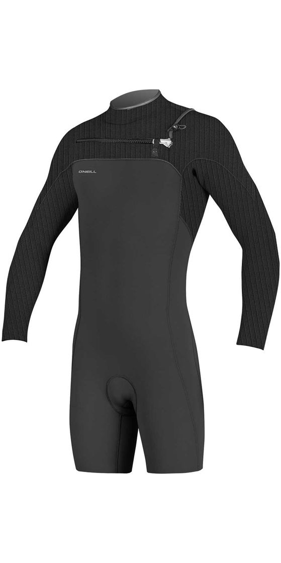 2020 O'Neill Hyperfreak 2mm Chest Zip GBS Long Sleeve Shorty Wetsuit ...