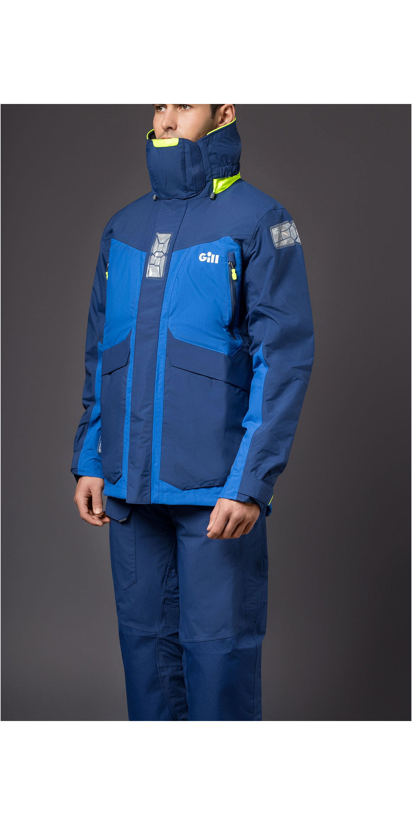 2019 Gill OS2 Mens Offshore Jacket Blue OS24J Sailing Sailing