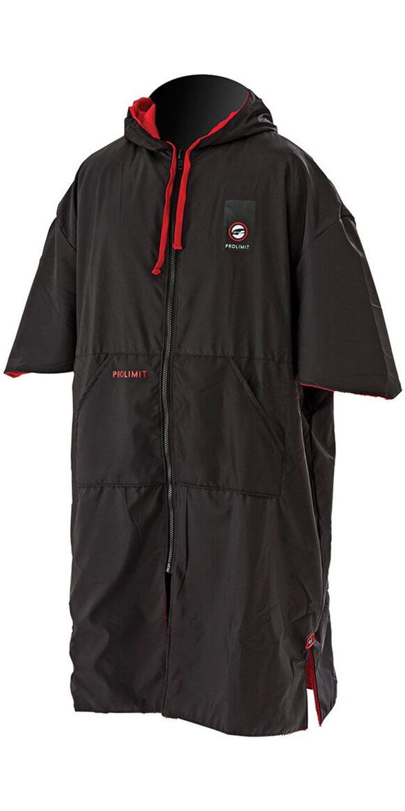 2021 Prolimit Zipper Poncho Xtreme Black / Red 76360 - Accessories ...