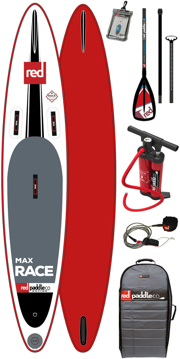 Red Paddle Co 10'6 Max Race Inflatable Stand Up Paddle Board