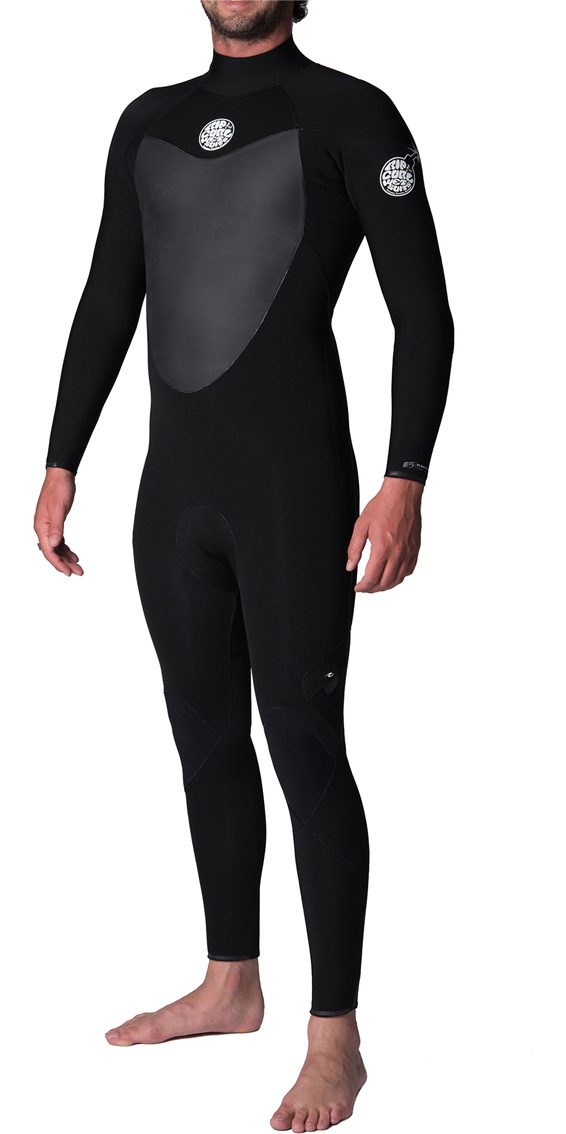 2018 Rip Curl Flashbomb 5 3mm Back Zip Wetsuit Black Wst8kf Wst8kf