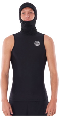 2026 Rip Curl Mens Flashbomb E6 0.5mm Hooded Vest WVEYBF - Black