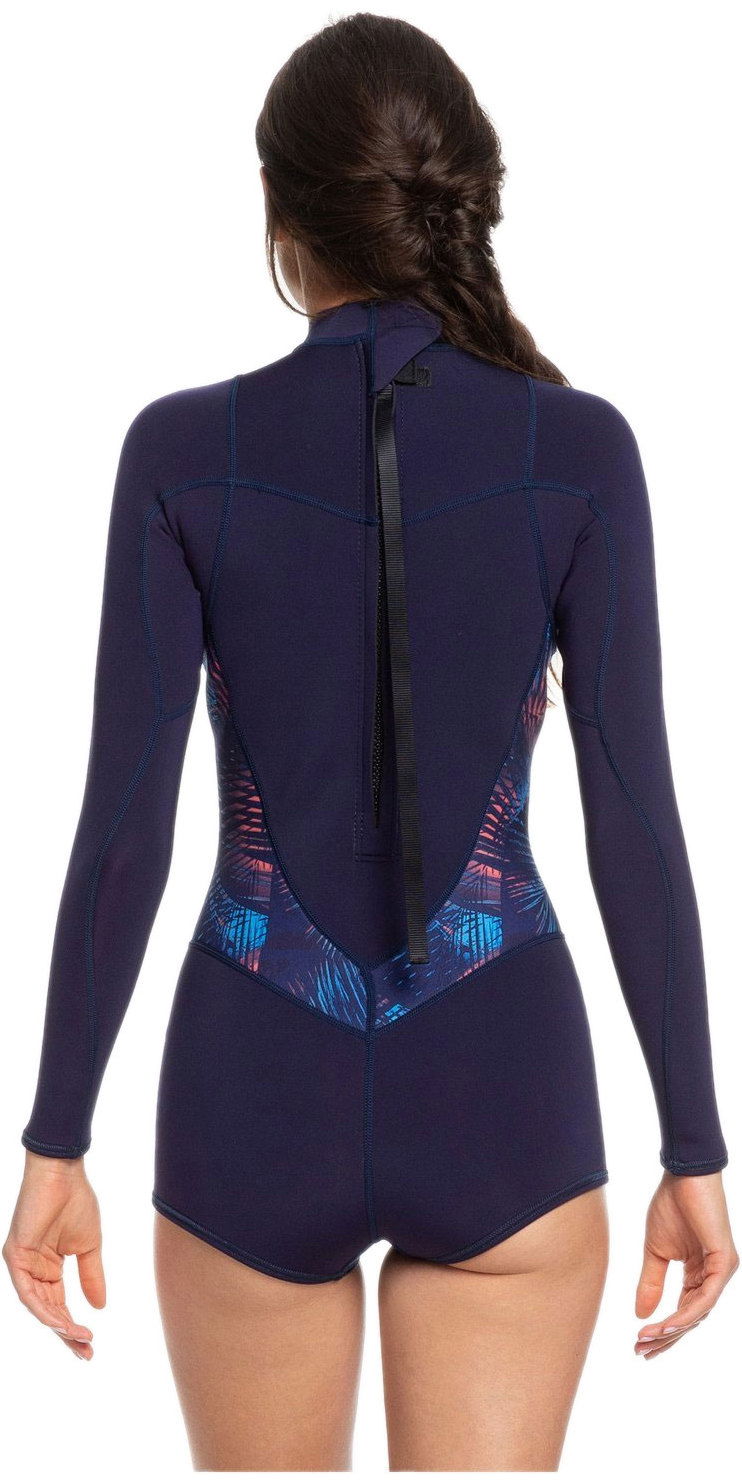 2020 Roxy Womens 2mm Syncro Long Sleeve Spring Shorty Wetsuit ...