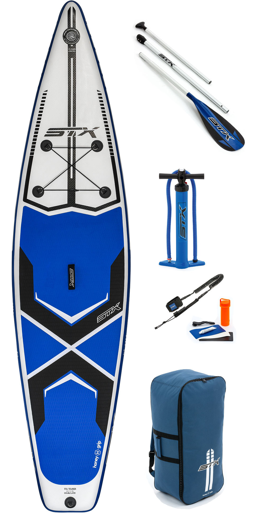 Freein Adjustable Stand Up Paddle Board Paddle Black Palm Grip