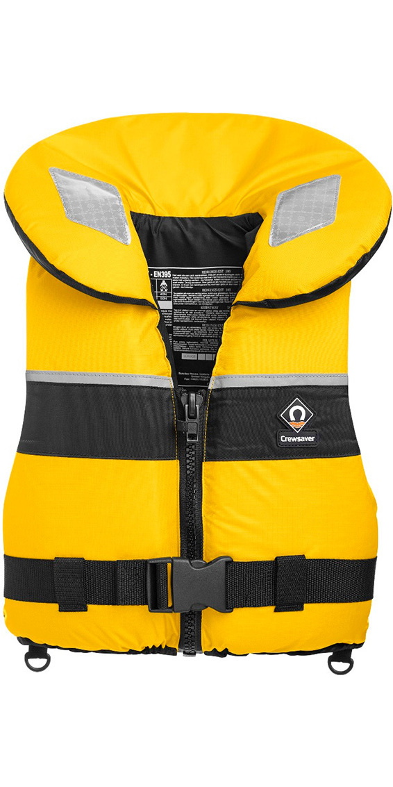 2019 Crewsaver Adult Spiral 100n Life Jacket In Yellow Black