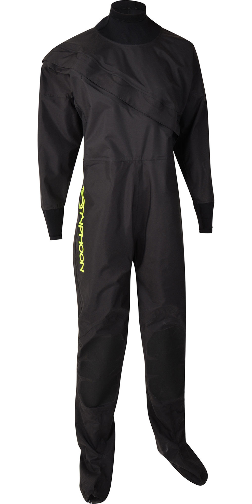 2019 Typhoon Junior Ezeedon 4 Front Zip Drysuit 100173 Black