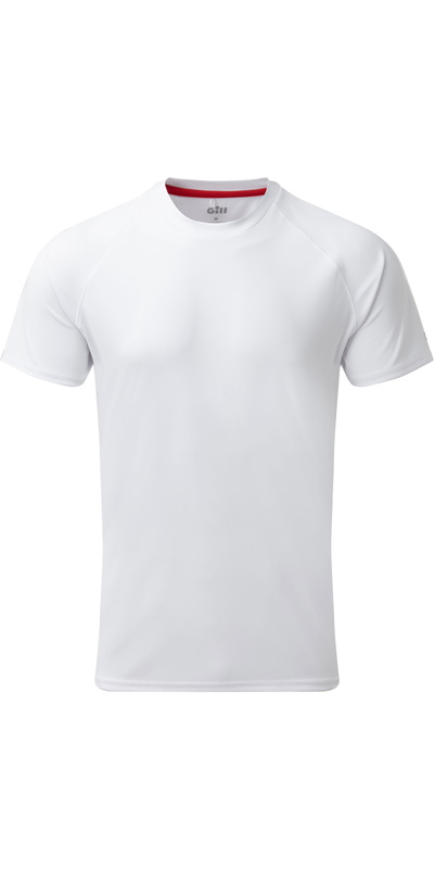 Gill Herren Uv Tec Tee Weiß