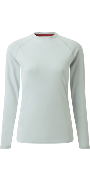 2026 Gill Womens Long Sleeve UV Tec Tee Grey UV011W