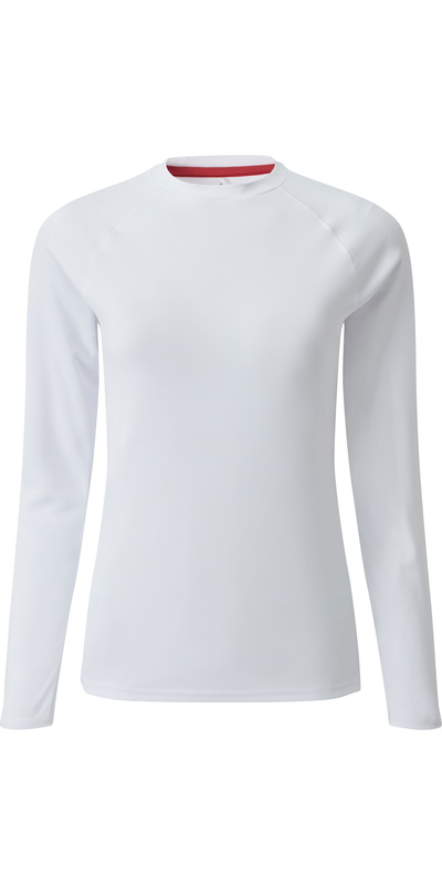 Gill Womens Long Sleeve UV Tec Tee White