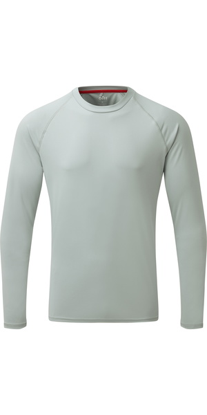 2026 Gill Mens Long Sleeve UV Tec Tee Grey UV011