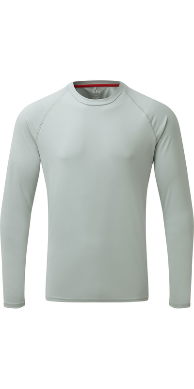 Gill Mens Long Sleeve UV Tec Tee Grey