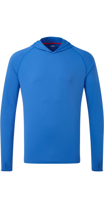 Gill Mäns Uv Tec Hoody Blue
