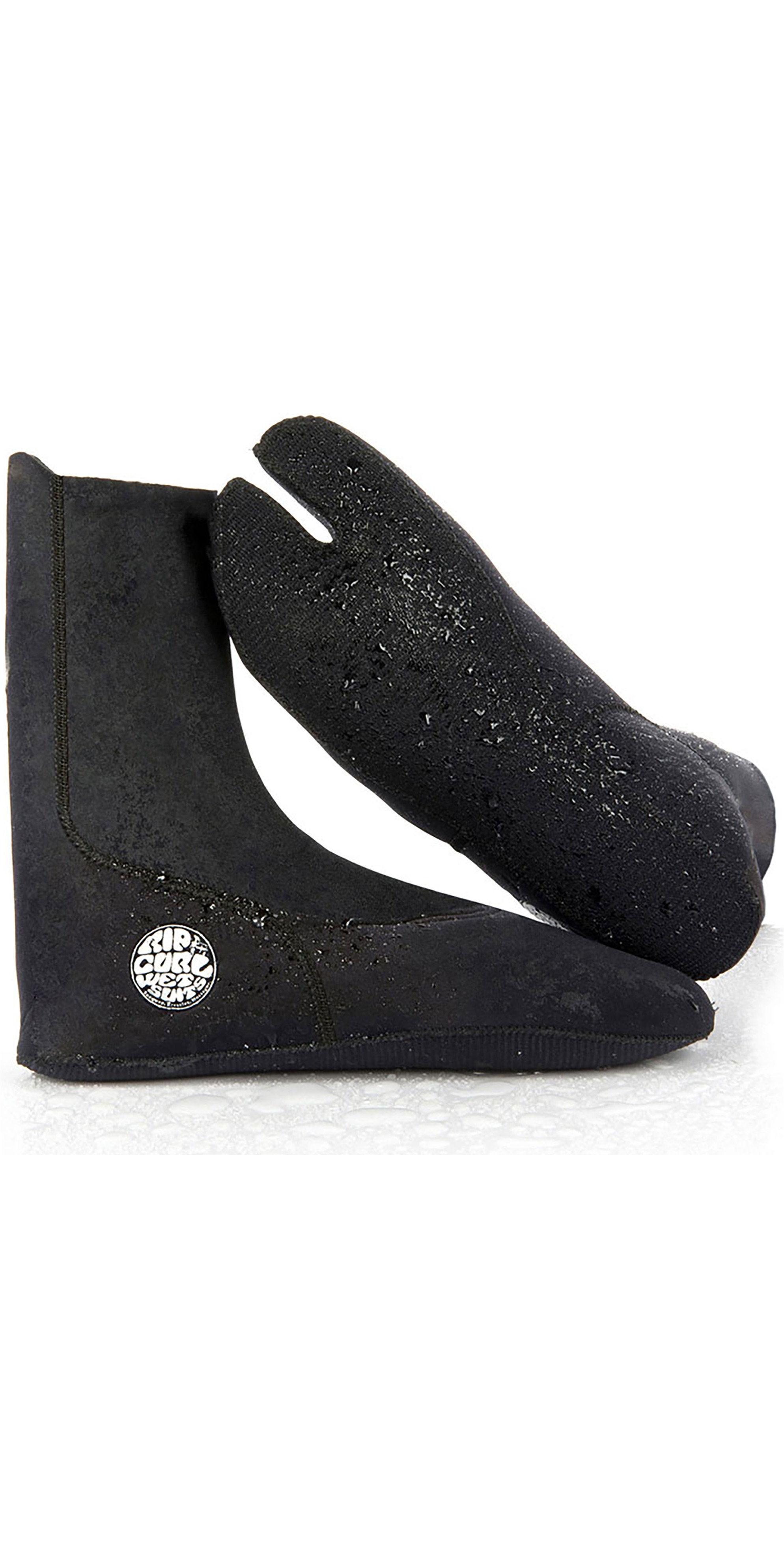 RIP CURL Dawn Patrol 3mm Split Toe Bullet Boots Black WBO5AM