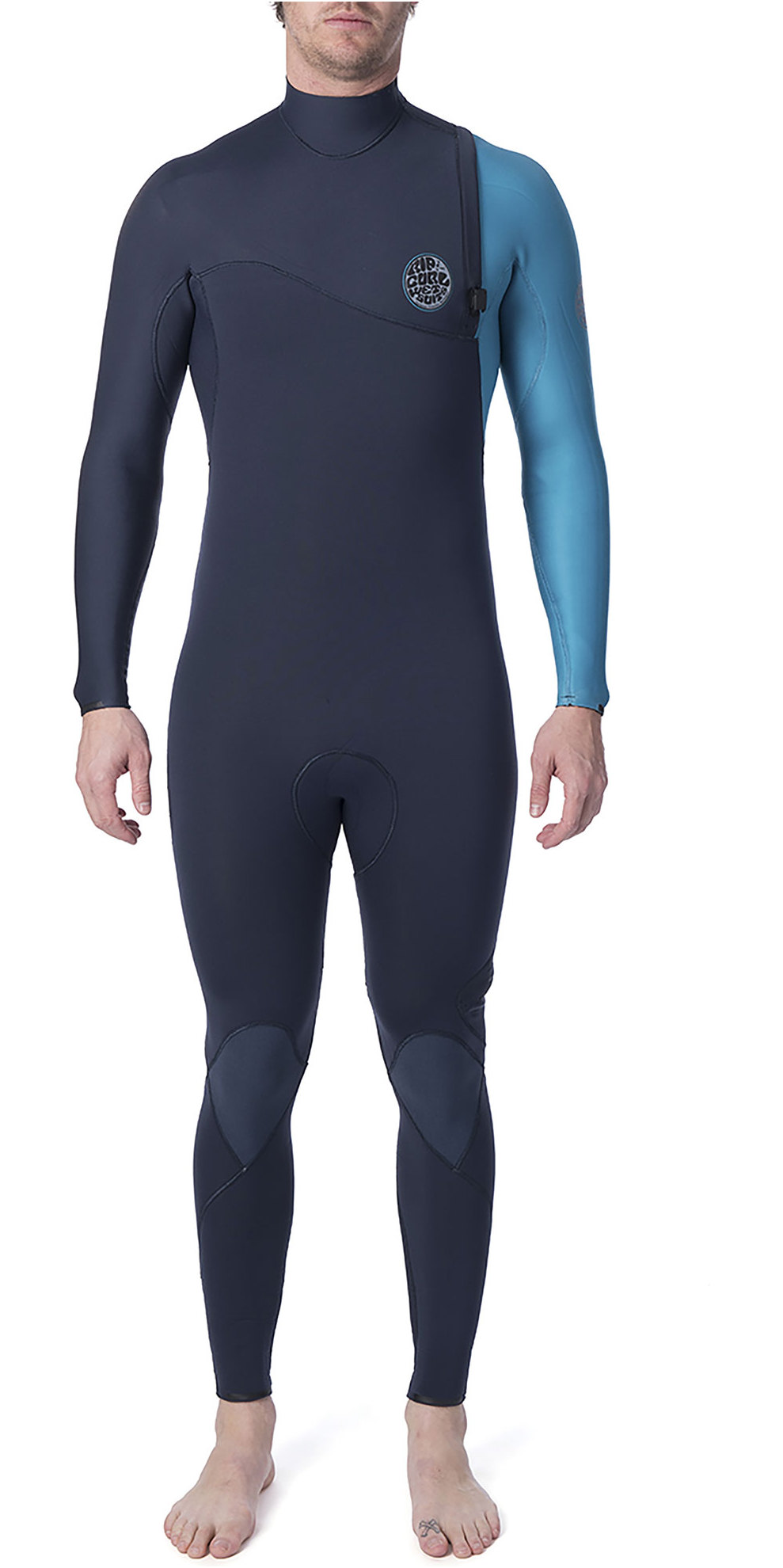 2019 Rip Curl Mens EBomb Pro 3/2mm Zip Free Wetsuit Blue WSM8RE