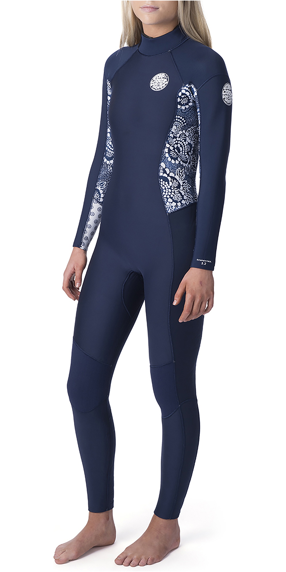 2019 Rip Curl Womens Dawn Patrol 3/2mm Back Zip Wetsuit Dark Blue WSM9GS Wetsuits Wetsuit Outlet