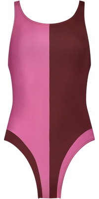 2026 Wallien Womens Racerback Swimsuit 102030001 - Red / Pink