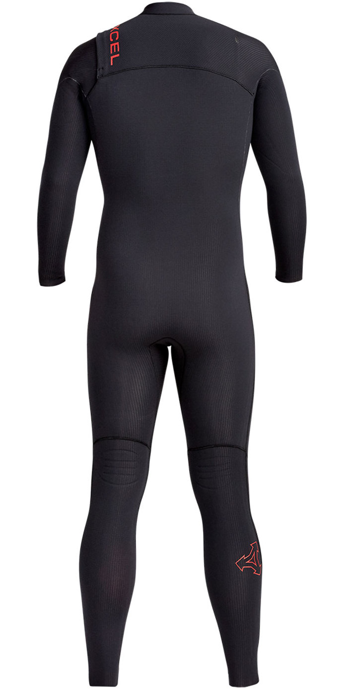 Xcel Mens Infiniti LTD 4/3mm Chest Zip Wetsuit - Black - Picture 8 of 20