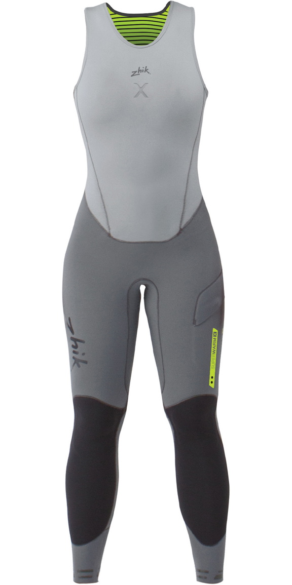 2019 Zhik Womens Superwarm X Skiff 3 2mm Long John Wetsuit Grey