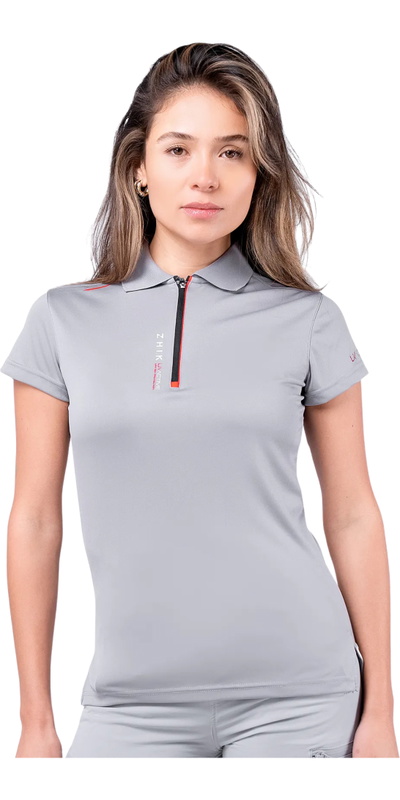 Zhik Womens UVactive UPF50+ Short Sleeve Zip Sports Polo