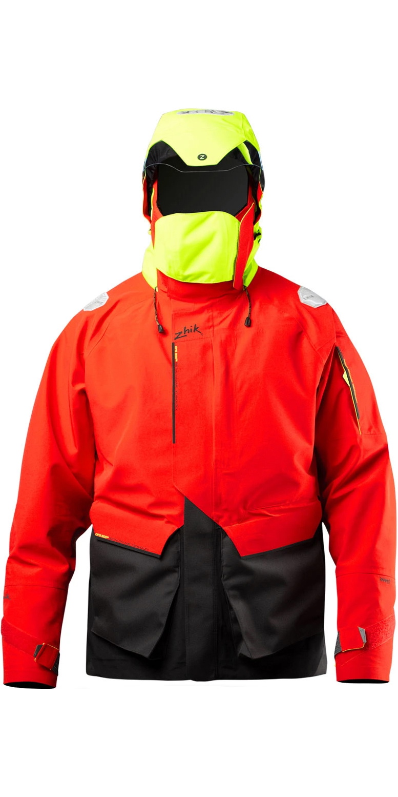 Zhik Mens OFS800 Offshore Sailing Jacket Flame Red UK