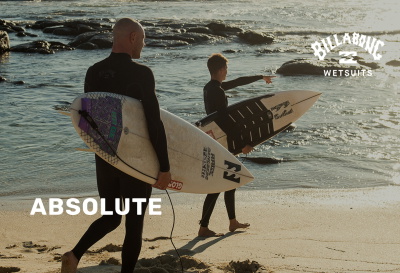 Neoprenos de la gama Billabong Absolute, del shorty a los trajes largos