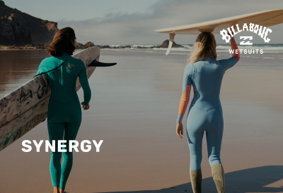gama de neoprenos Billabong Synergy para mujer