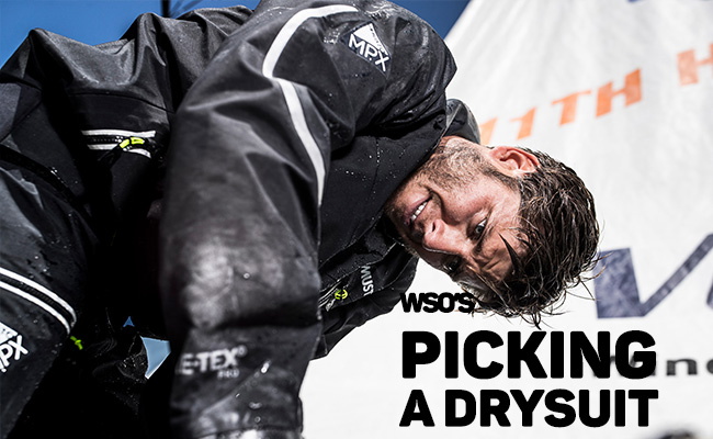 Technical drysuits from Crewsaver, Gill, Gul and Typhoon