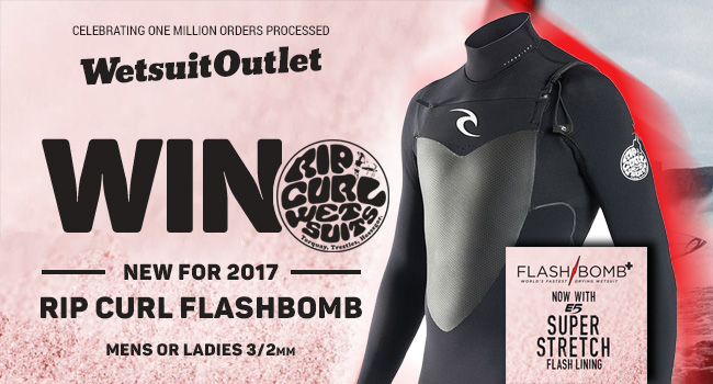 Win a Rip Curl Flashbomb wetsuit!