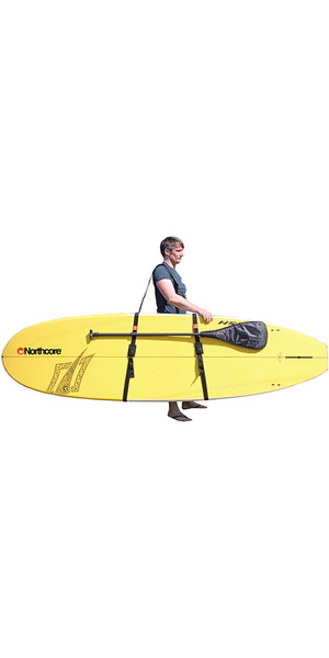 2026 Northcore Deluxe SUP / Surfboard Carry Sling NOCO16B - Black