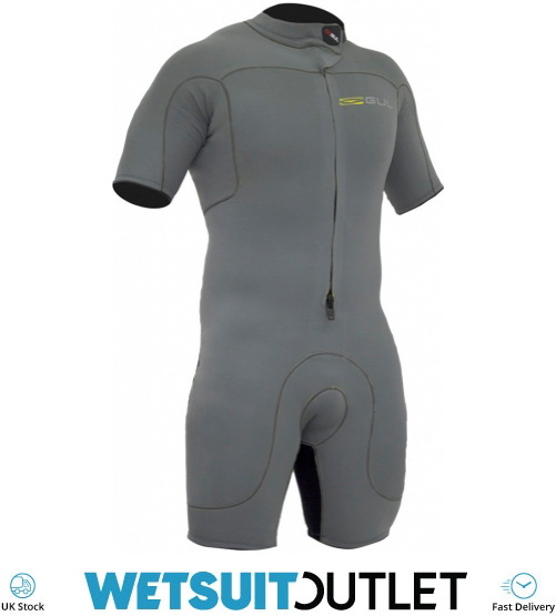 Gul Code Zero 3/2mm Front Zip Shorty Wetsuit METAL CZ3301 Wetsuits