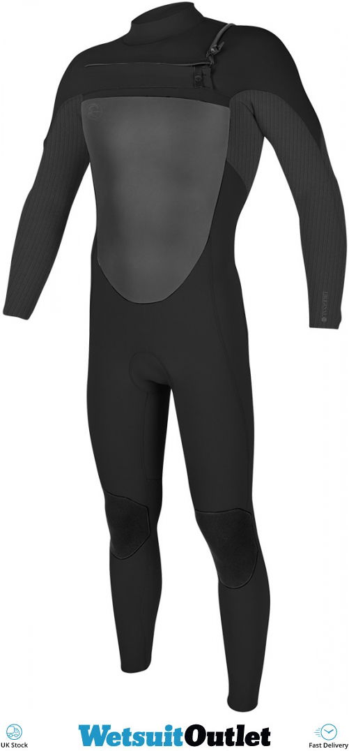 O'Neill O'riginal 4/3mm Chest Zip Wetsuit BLACK / GRAPHITE / PIN 5012