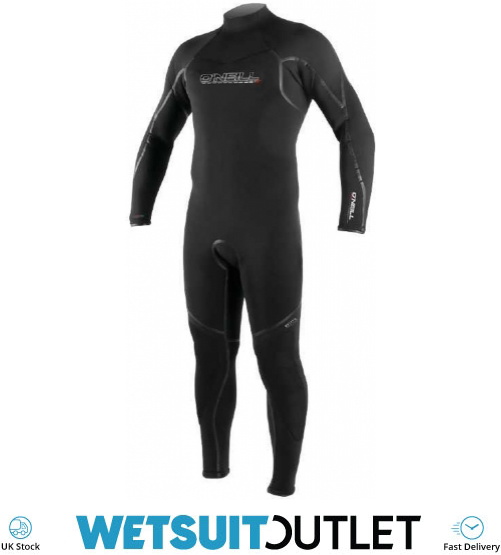 O'Neill Sector 7mm Dive Back Zip Wetsuit BLACK 3993 Wetsuits Hooded