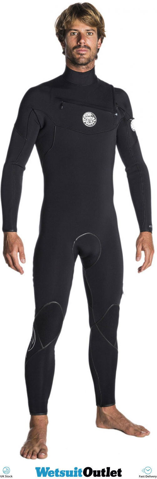 Rip Curl EBomb 4/3mm Chest Zip Wetsuit BLACK WST7BE Wetsuits 4mm Wetsuits Wetsuit Outlet