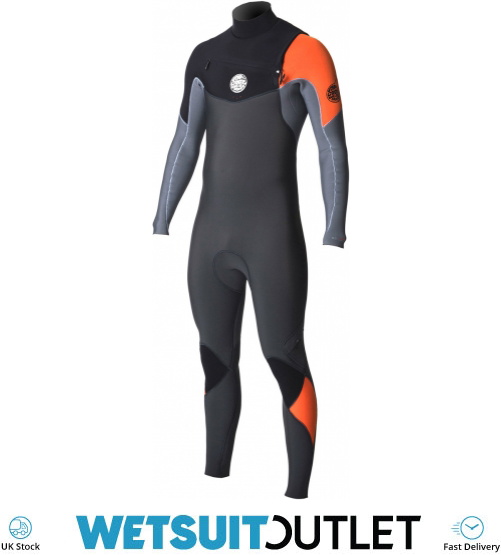 Rip Curl EBomb 5/4/3mm Chest Zip Wetsuit ORANGE WSM7CE Wetsuits