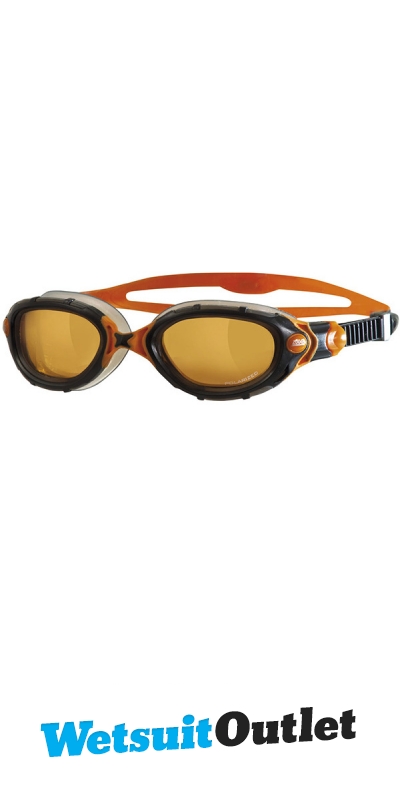Zoggs Predator Flex Reactor Swimming Goggles Orange l Free Shipping