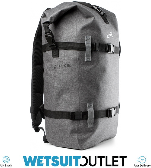Zhik 30l 30 Litre Capacity Dry Bag Backpack Rucksack Bag Grey Waterproof Ebay