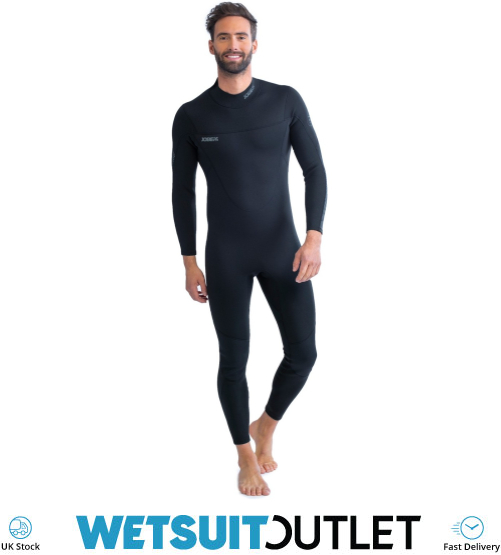 2024 Jobe Mens Atlanta 2mm Back Zip Wetsuit 303520001 Black   303520001 Zoom 