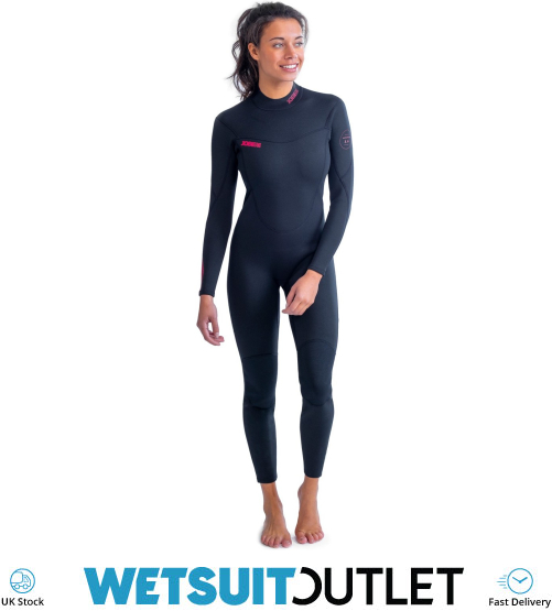 2024 Jobe Womens Savannah 2mm Back Zip Wetsuit 303520002 Black   303520002 Zoom 