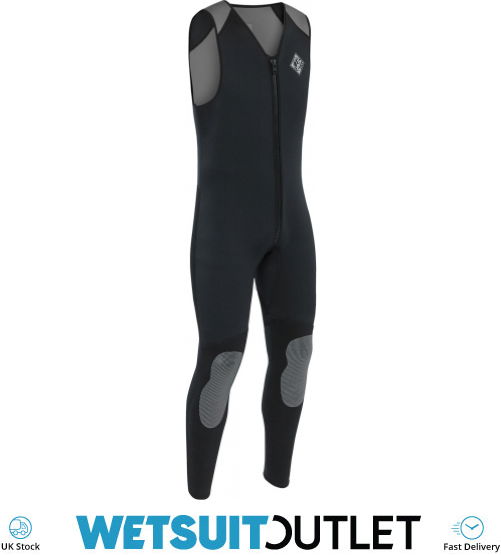 2024 Palm Centre 3 5mm Kayak Long John Wetsuit 12167 Black Wetsuits