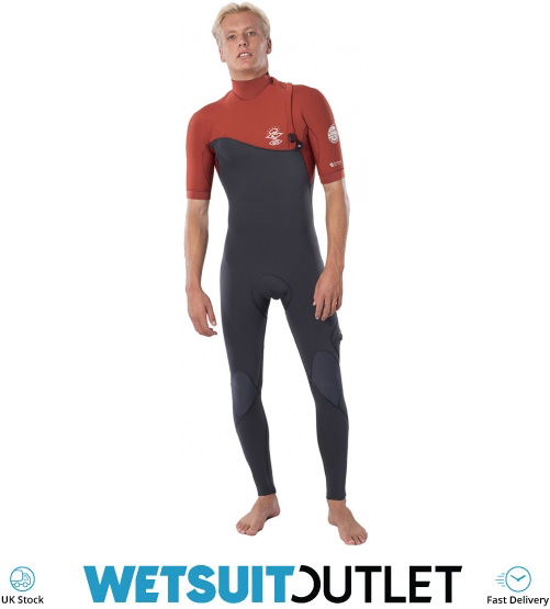 2020 Rip Curl Mens EBomb 2mm Short Sleeve Zipperless Wetsuit WSM8EE