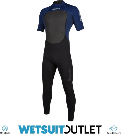 2020 Mystic Mens Brand 3/2mm Short Sleeve Back Zip Wetsuit 200068