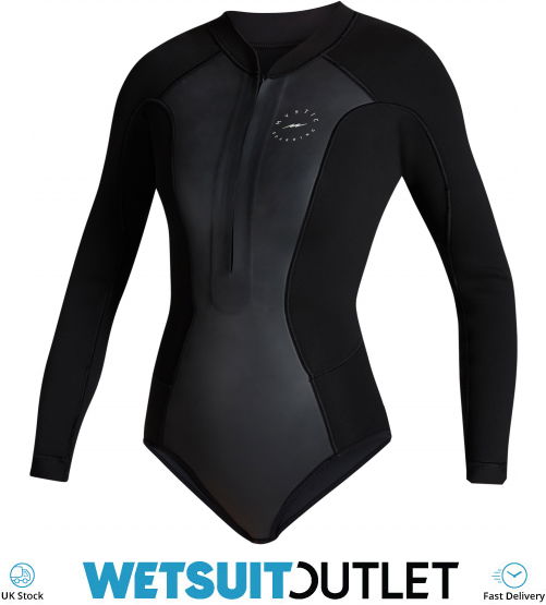 2024 Mystic Womens Sway 2mm Front Zip Long Sleeve Shorty Wetsuit