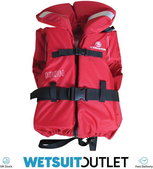 Canoeing & Kayaking Typhoon Life Jacket Bouyancy Aid 50N Front Zipper