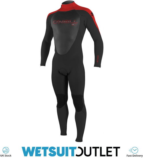 2020 O'Neill Youth Epic 5/4mm Back Zip GBS Wetsuit Oil / Red 4219