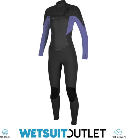 Traje Neopreno O'Neill Epic 3/2mm Back Zip - Negro, Smoothskin Fluidflex, UltraFlex, Rodilleras Krypto, Surf