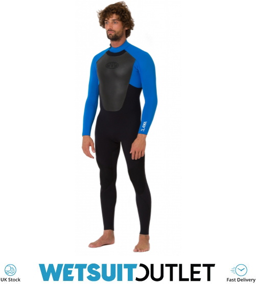 2019 Animal Mens Lava 3/2mm Back Zip GBS Wetsuit Black AW9SQ007