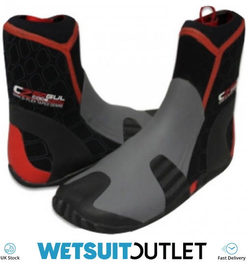 Gul Code Zero Split Toe 5mm Wetsuit Boot in Black / RED BO1277