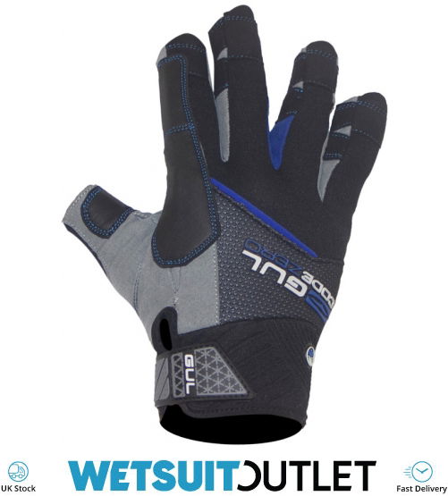 2023 Gul Junior Code Zero Winter Short Finger Sailing Gloves Black GL1242B6 Wetsuit Outlet