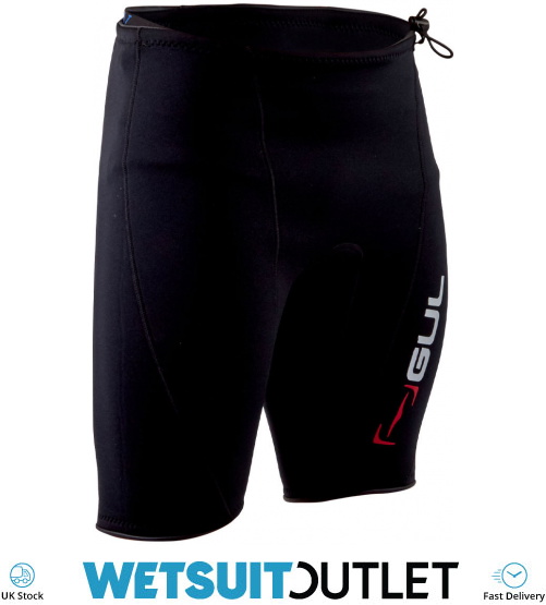 2020 GUL Response 2mm Neoprene Shorts RE8302B7 Black RE8302B7